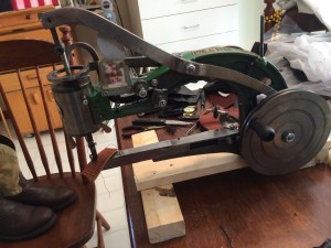 My Chinese hand crank sewing machine.