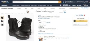 Tactical Boot Holster